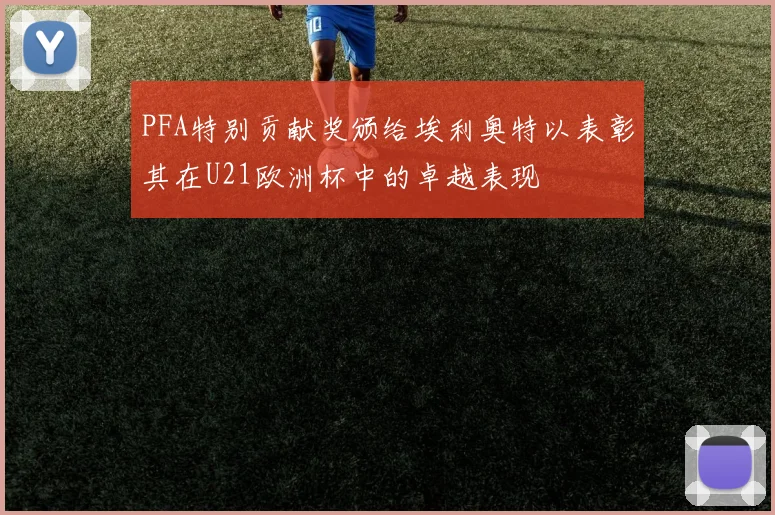 PFA特别贡献奖颁给埃利奥特以表彰其在U21欧洲杯中的卓越表现